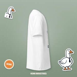 Santa Ate Them goose Christmas tee - another angle