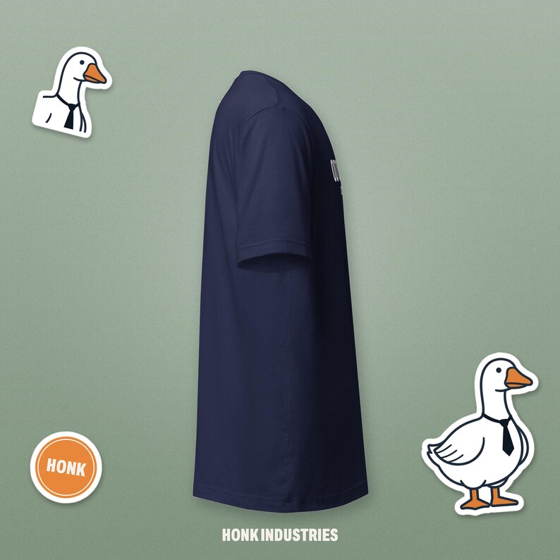 Out of Office Until Spring goose tee - another angle