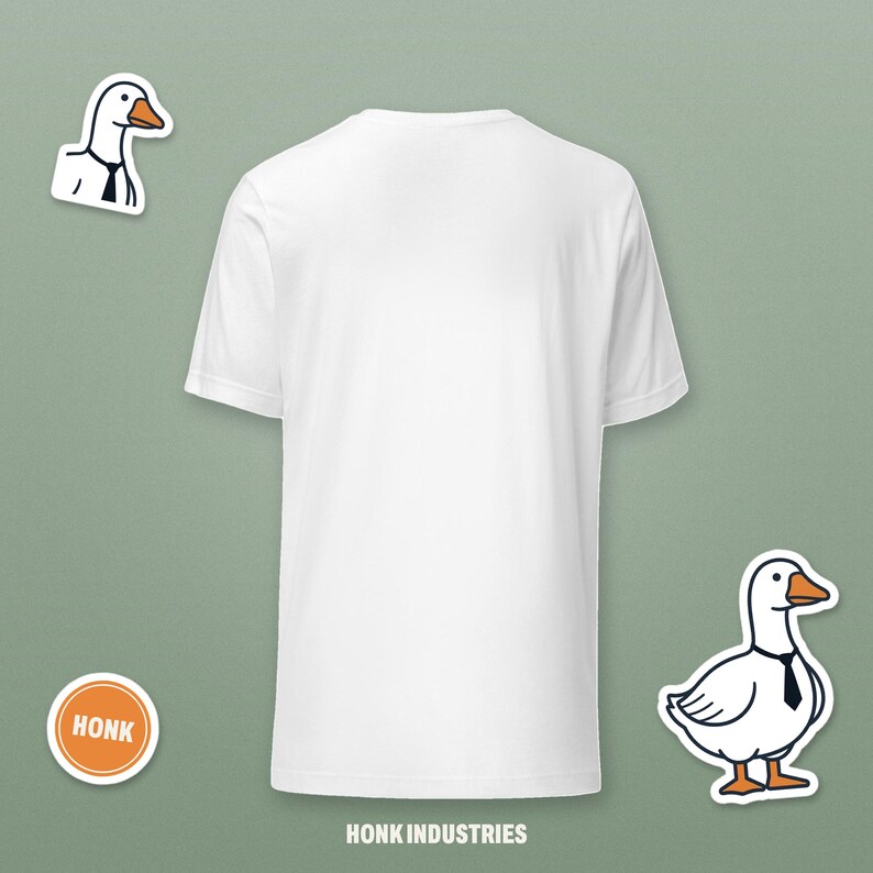 Santa Ate Them goose Christmas tee - another angle