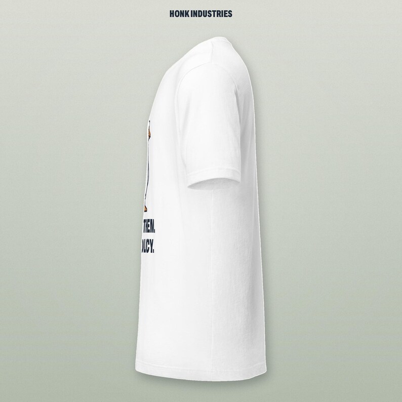 I Spoil Them It's Policy Funny Goose Grandparent tee - another angle