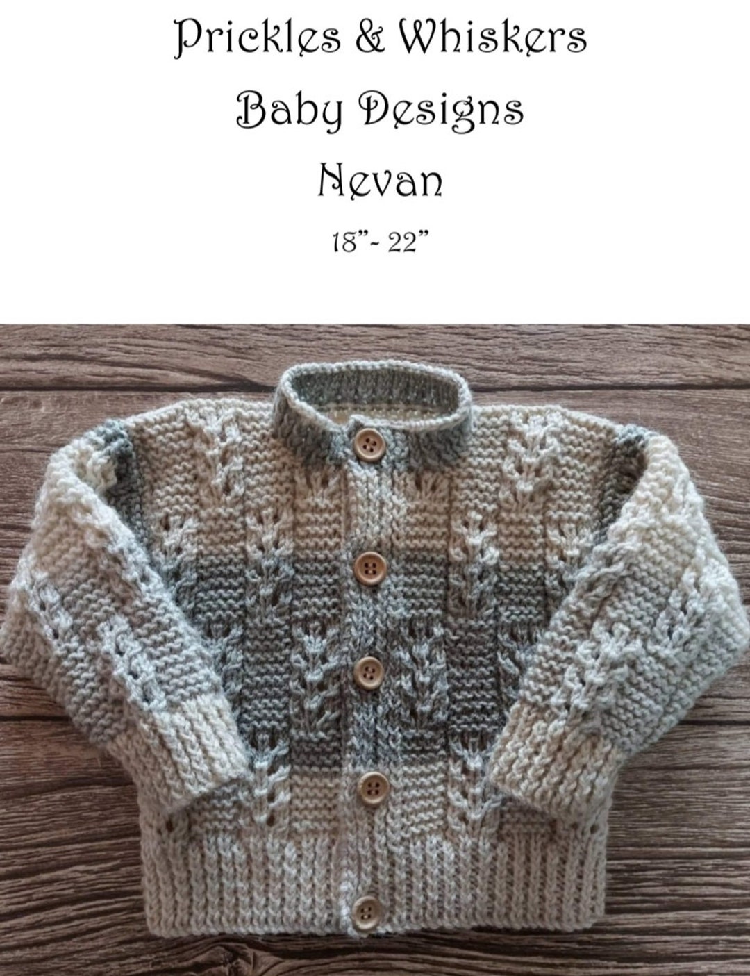 NEVAN Baby Boys Cardigan Knitting Pattern Pdf Etsy UK