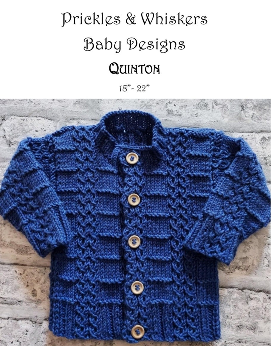 Baby boy cardigan knitting pattern deals