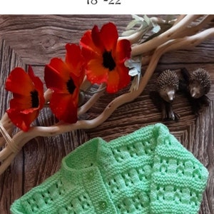 VENISSE:  Baby Girl's Lacy Cardigan Pdf Knitting Pattern