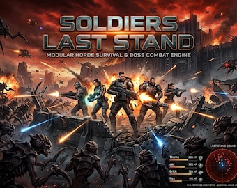 Codice sorgente del motore di gioco di sopravvivenza Orda di Soldiers Last Stand, generatore di ondate modulare, toolkit per sviluppatori