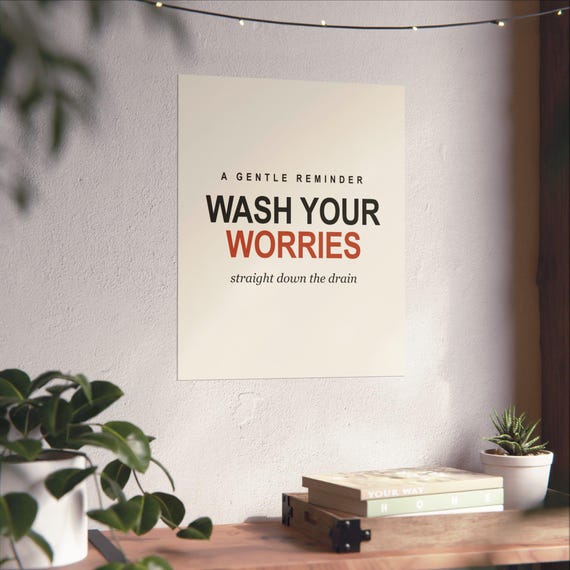 Funny Bathroom Printable Set of 6, Minimalist Typography Wall Art Prints, Black White Humor Quotes, 16x20 11x14 8x10, Instant Download, image 14