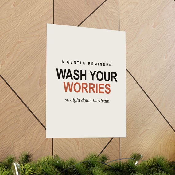 Funny Bathroom Printable Set of 6, Minimalist Typography Wall Art Prints, Black White Humor Quotes, 16x20 11x14 8x10, Instant Download, image 13