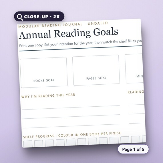 Book Club Journal Printable, Reading Journal, Book Review Sheet, TBR List, Monthly Reading Log, Instant Download PDF, image 4