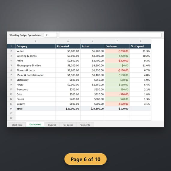 Rental Property Spreadsheet Bundle, Landlord Tracker, Income & Expense Tracker, Schedule E Bookkeeping, US Letter, A4, Instant Download, image 10