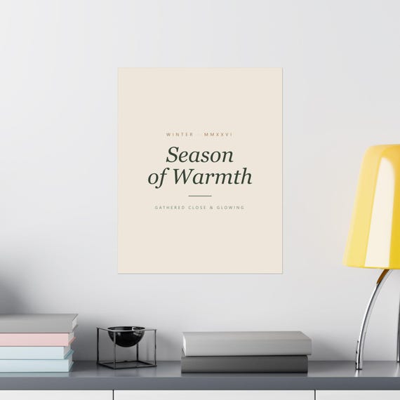 Christmas Typography Print Set of 6, Minimalist Holiday Wall Art, Cream Sage, 16x20, 11x14, 8x10, Instant Download, image 16