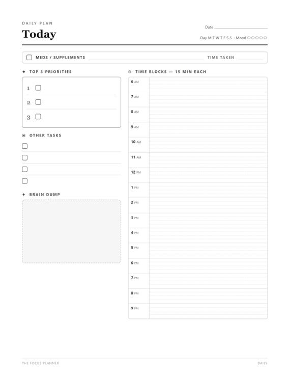 Anxiety Worksheets Printable Bundle, CBT Thought Record, Adhd Planner, Symptom Tracker, US Letter, A4, Instant Download PDF, image 18