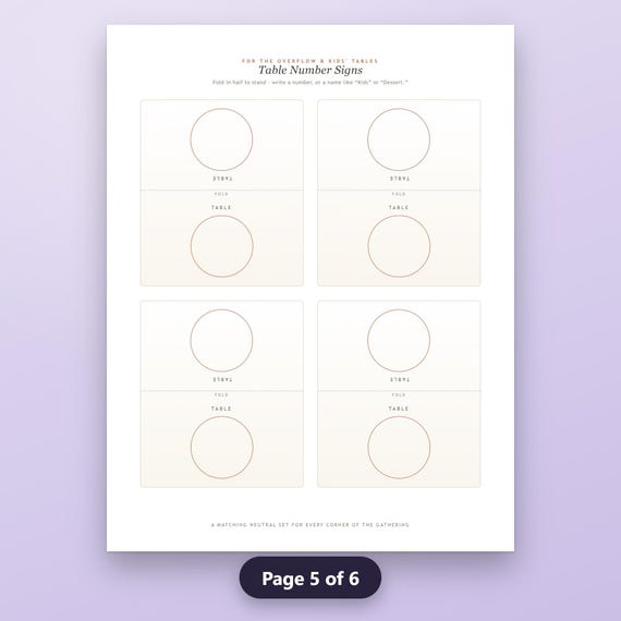 Thanksgiving Menu Printable, Fillable Place Card Set, Dinner Menu, Name Cards, Food Labels, US Letter, A4, Instant Download, image 9