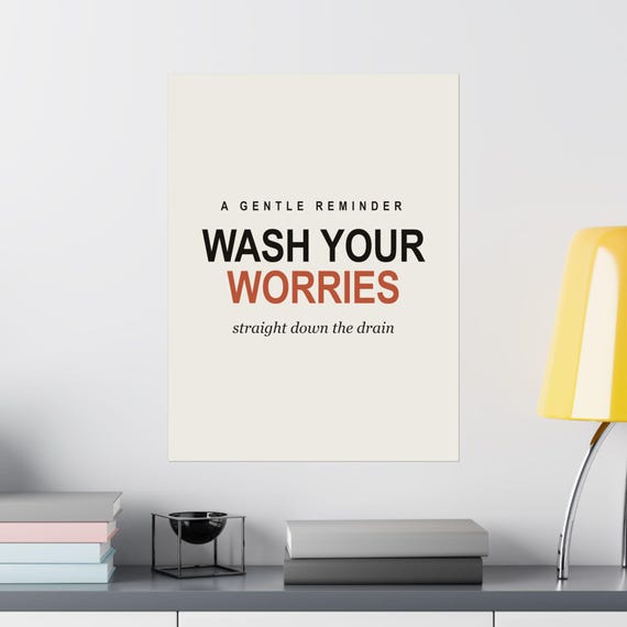 Funny Bathroom Printable Set of 6, Minimalist Typography Wall Art Prints, Black White Humor Quotes, 16x20 11x14 8x10, Instant Download, image 8