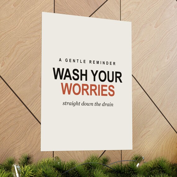 Funny Bathroom Printable Set of 6, Minimalist Typography Wall Art Prints, Black White Humor Quotes, 16x20 11x14 8x10, Instant Download, image 5