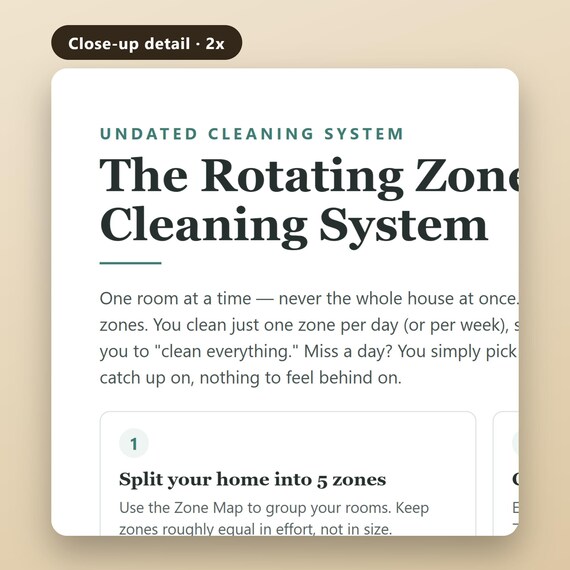 Cleaning Schedule Printable Bundle, 4 Home Planners, 24 Pages, Zone Cleaning, Meal Planner, Garden Planner, US Letter, A4, Instant Download, image 4