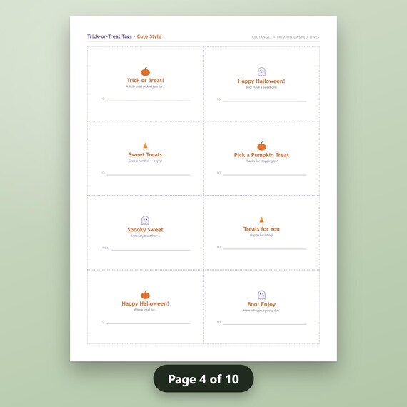 Halloween Party Games Printable Bundle, 5 Holiday Printables, 35 Pages, US Letter, A4, Instant Download, image 8