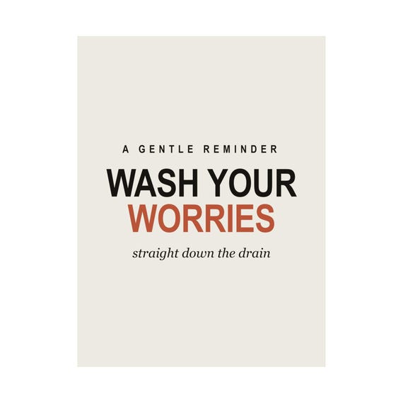 Funny Bathroom Printable Set of 6, Minimalist Typography Wall Art Prints, Black White Humor Quotes, 16x20 11x14 8x10, Instant Download, image 2