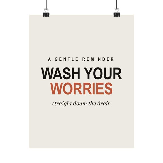 Funny Bathroom Printable Set of 6, Minimalist Typography Wall Art Prints, Black White Humor Quotes, 16x20 11x14 8x10, Instant Download, image 17