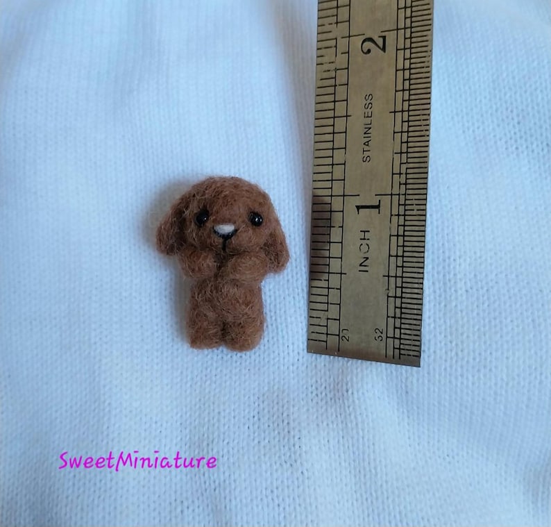 Mini Needle Felted Bunny Rabbit Miniature Fibre Art OOAK Mini Wool Felt ...