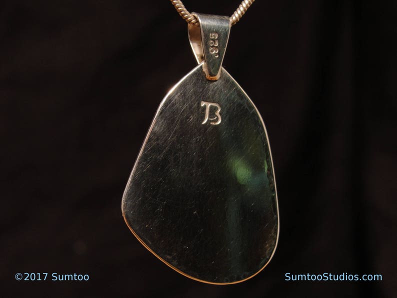 Sleeping Beauty Turquoise Pendant Sterling