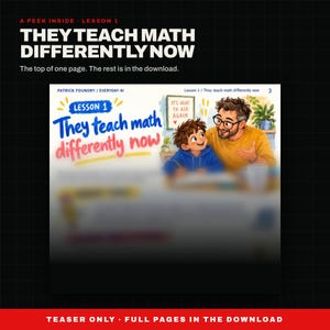 Guía de ayuda para padres sobre tareas escolares con IA, PDF ilustrado para principiantes, Tareas sin complicaciones, Ayuda a tus hijos a aprender con IA, Descarga digital imagen 3