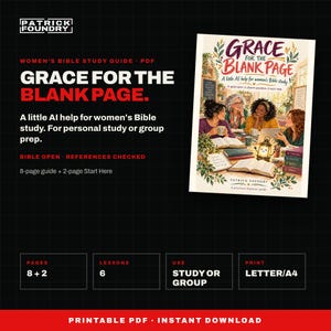 AI for Women's Bible Study, Beginner Guide PDF, Christian Women Bible Study Help, Illustrated Study Guide, Digital Download image 1
