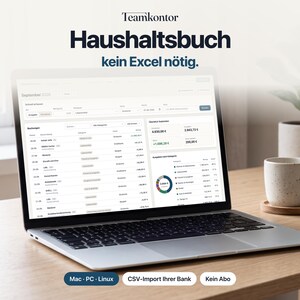 Household budget without Excel – Budget planner with bank statement import for couples and families