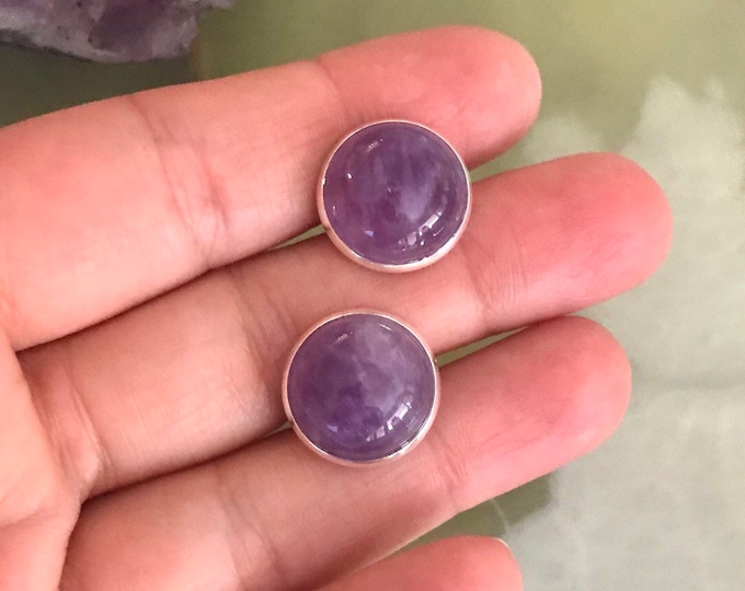 Royal Spirit--Amethyst Cufflinks