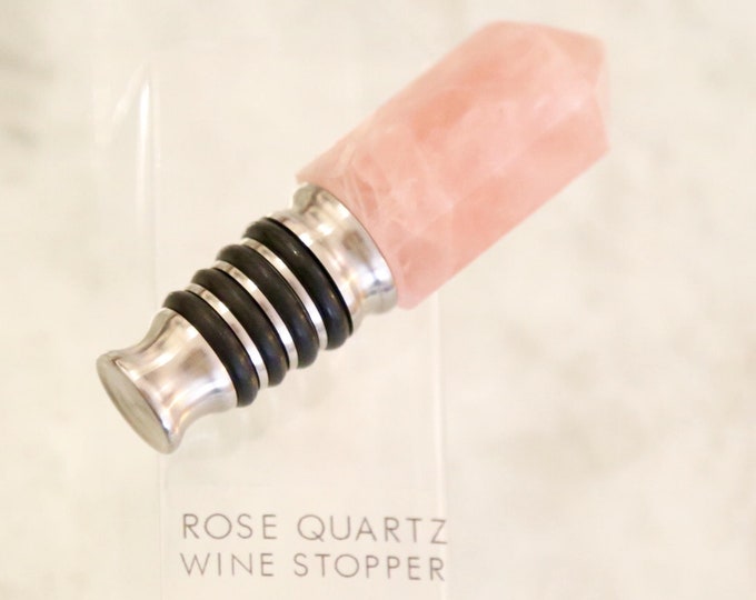 Rose Quartz Wine Stopper