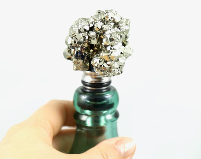 Pyrite Wine Stopper