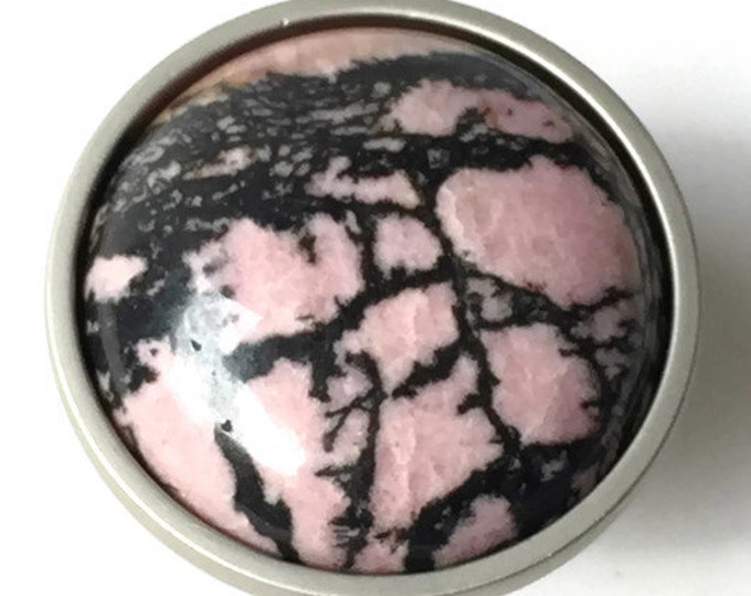 Punk Couture Knob - Pink Rhodonite