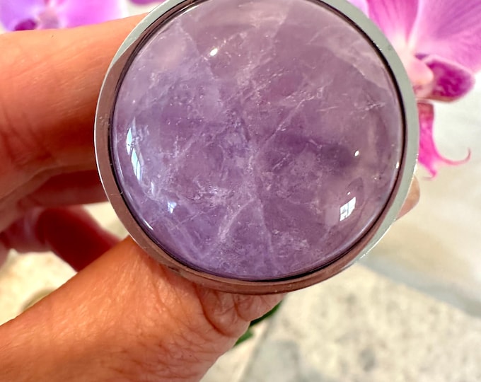 Light Amethyst Knob