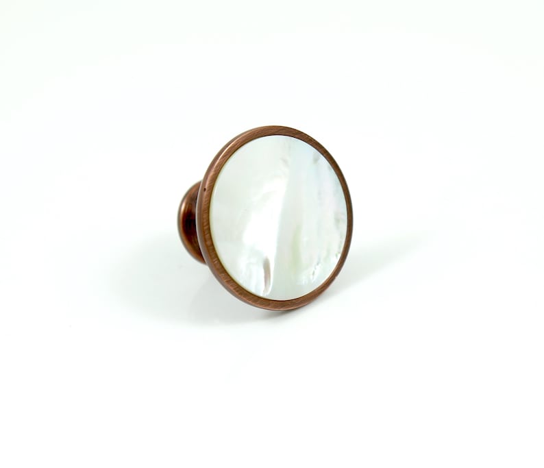 Mother of Pearl Knob - Cabinet Hardware - Mother of Pearl Pulls - Shell Knob - Pearl Knob - HGTV Magazine - Luxury Home Accents image 11