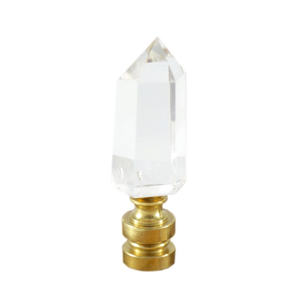 Crystal Lamp Finial - Quartz Lamp Finial - Crystal Home Decor