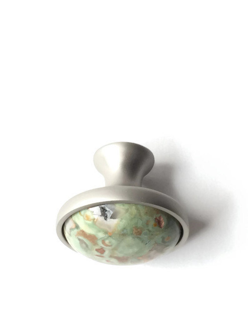 Kitchen Knob Green Drawer Knob Safari Forest Decor Etsy Denmark