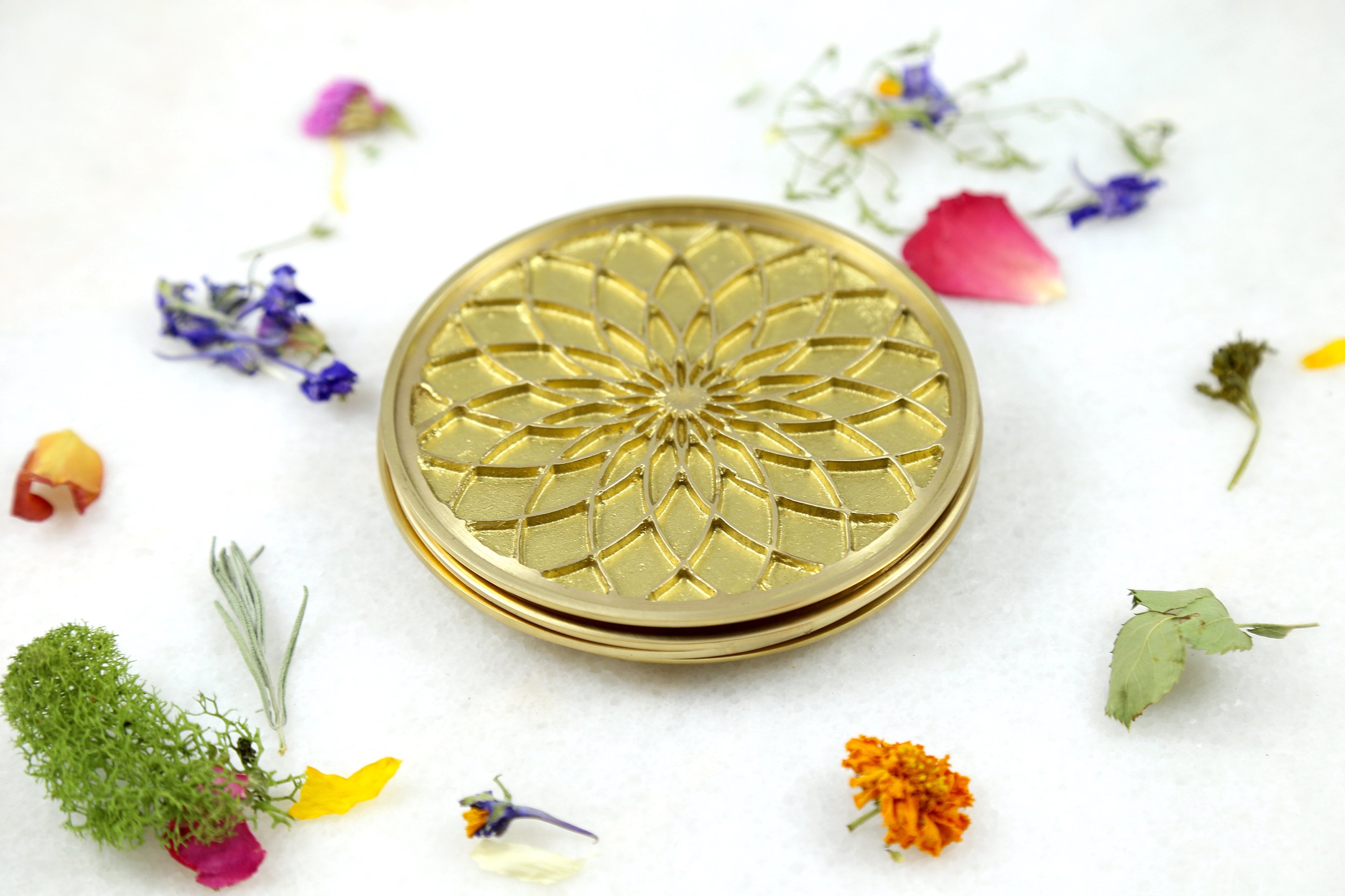 Lotus Flower Coaster Set