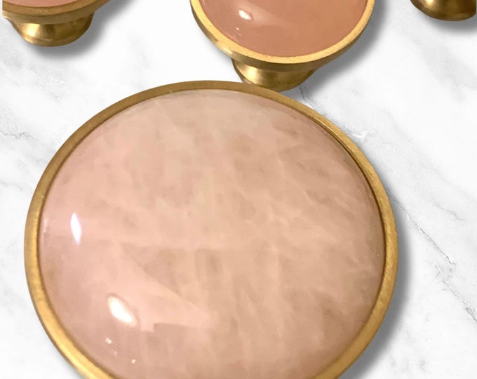 Large Rose Quartz Knob