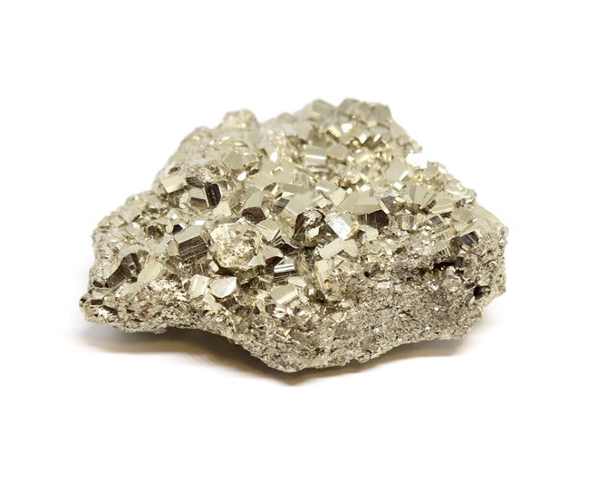 Pyrite Specimen - Gift for Rock Collector - Rock Display