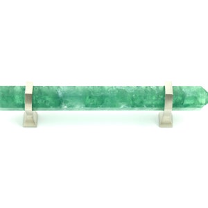 Green crystal pull for cabinets or furniture for luxury homes!  This crystal handle was featured in homedecor magazines for its unique look and solid brass custom hardware choices!