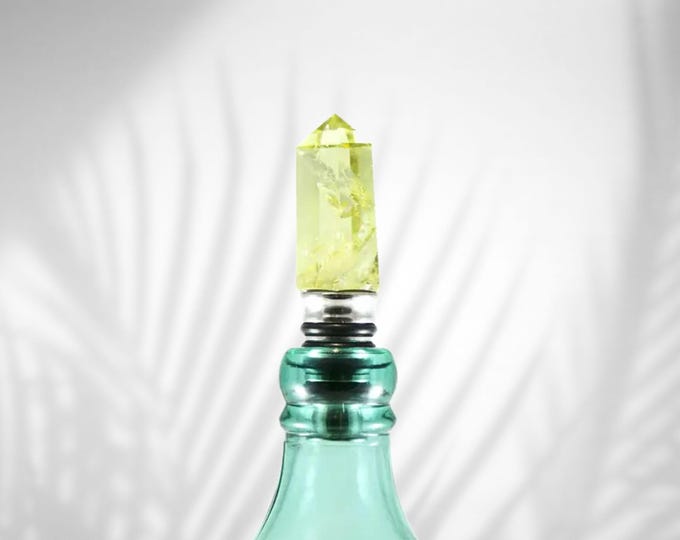 Home Bar Decor Citrine Wine Stopper Unique Gifts for Couple Bottle Stopper Wine Gifts Barware Kitchen Decor Housewarming Gifts New Home