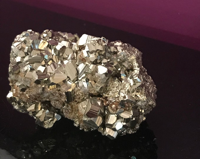 Pyrite Specimen Raw Pyrite Rough for Display Polished Pyrite Art Fools Gold Rocks & Geodes Rock Collector High Quality