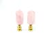 Rose Quartz Lamp Finials - Romantic Bedroom Decor - Pink Crystal Quartz Lamp Toppers - Natural Rose Quartz Decor 