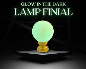 Unique Night Light Bedside Light Gift Glow in the Dark Finial Moon Lamp Solar System Night Light Celestial Decor Planet Solar Lamp Topper