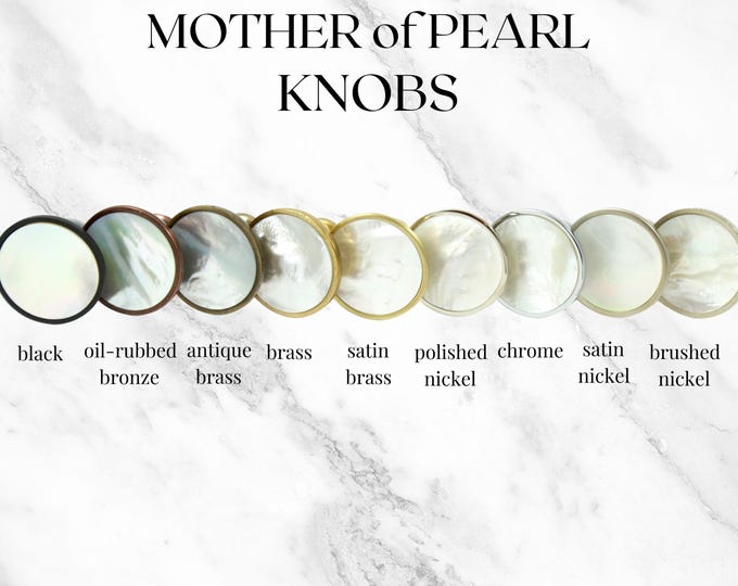 Mother of Pearl Knob