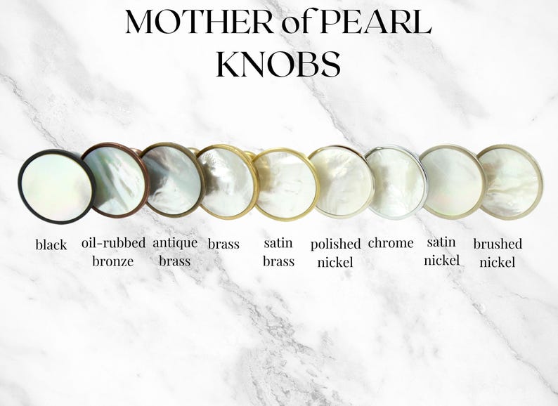 mother of pearl knobs, drawerpulls, mother of pearl pulls, luxury bathroom pulls, designer knobs, vanity knobs, motherof pearl home accents, modern coastal decor, luxury beach house decor, hgtv magazine, solid brass knobs, white knobs, shell knobs, antique brass knobs, chrome knobs, satin nickel knobs, black knobs, custom bathroom hardware, designer bathroom hardware, designer knobs, luxury kitchen hardware, kitchen cabinet knobs, unique knobs