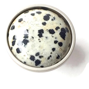 Stein-Knopf - Polka Dot Dekor - Schublade ziehen - Dalmatiner - Küche Hardware