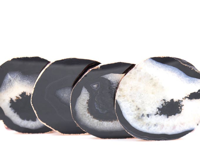 Black Agate Coasters