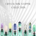 Crystal Wine Stoppers Bar Decorations Wine Gift Couples Gift Idea Wine Accessories Hostess Gift New Home Gift Featured in Uncommon Goods