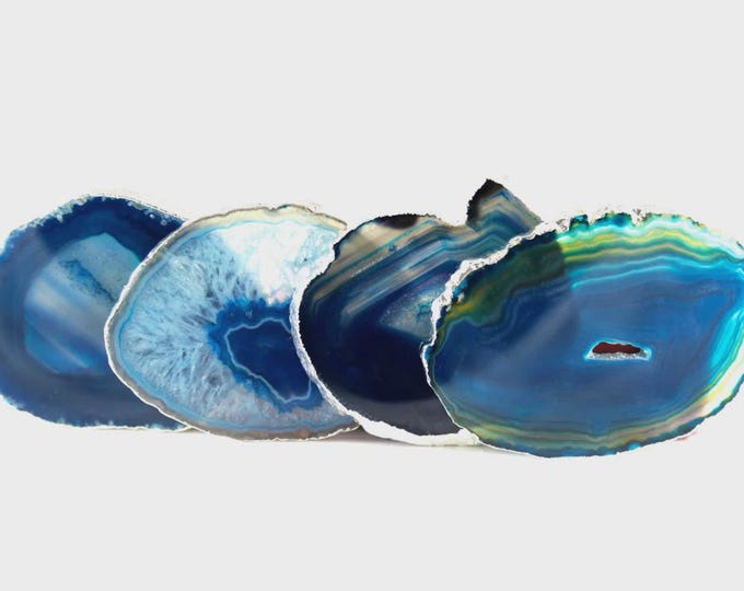 Blue Agate Coasters