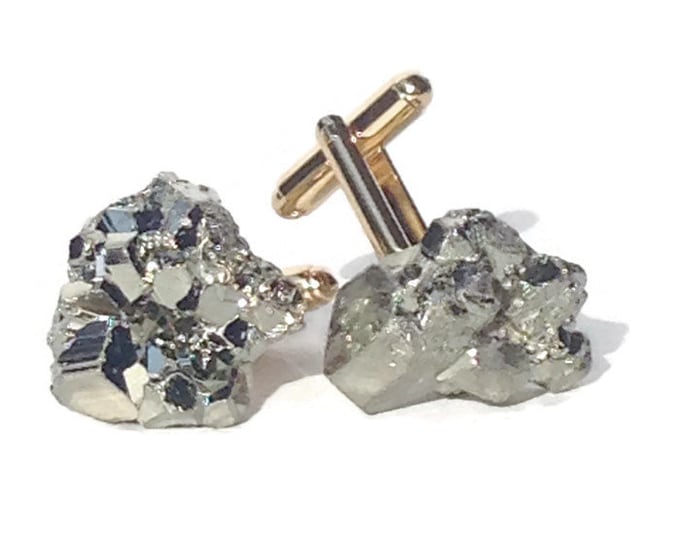 Pyrite Cufflinks