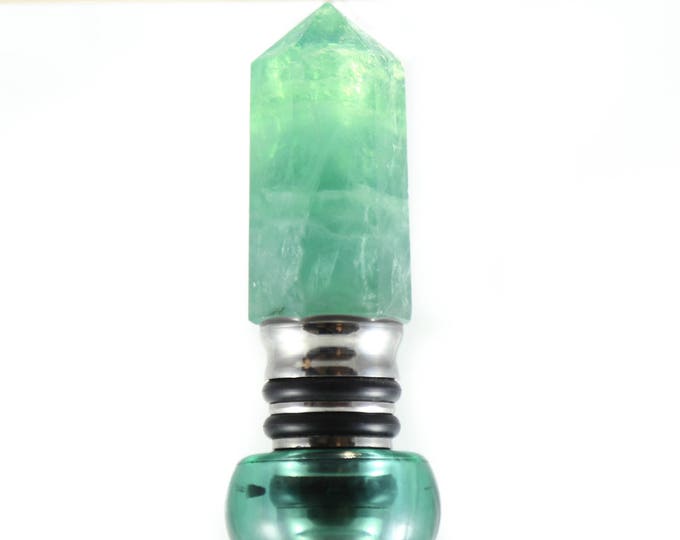 Green Fluorite Bottle Stopper